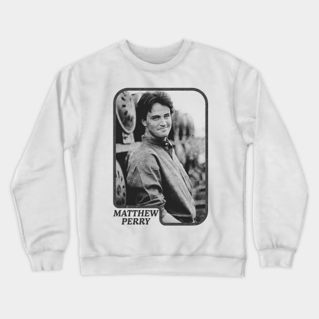Matthew Perry // Retro Aesthetic Fan Art Design Crewneck Sweatshirt by RadRetro
